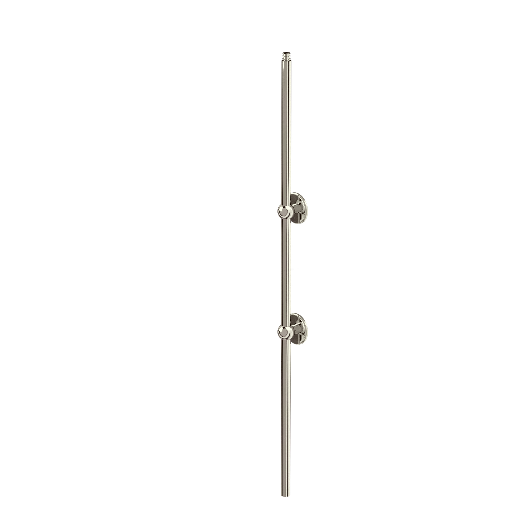 Arcade Extended vertical riser  (with two adjustable vertical riser wall brackets) - nickel